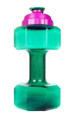 картинка Бутылка-гантель Irontrue 2.2L зеленый 