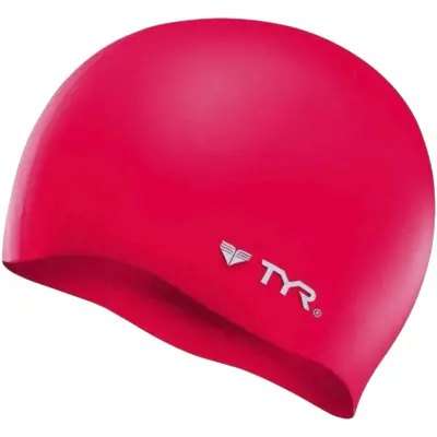 картинка Шапочка для плавания TYR Wrinkle Free Silicone Cap 