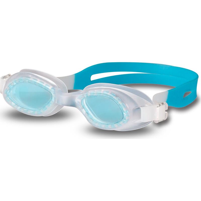 Очки для плавания INDIGO бело-голубые от магазина Супер Спорт