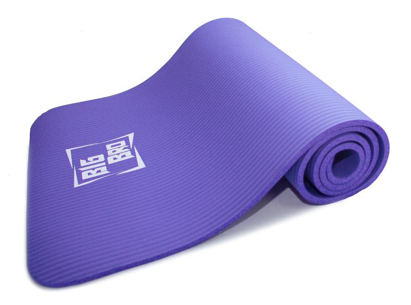 Коврик BIG BRO для йоги 183*61*1 фиолетовый от магазина Супер Спорт